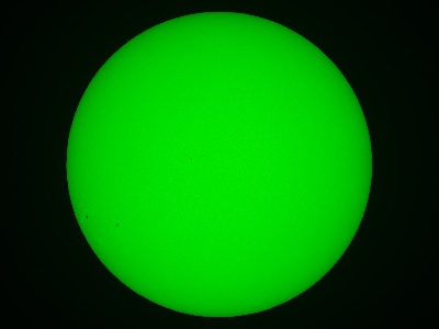Solstice sunspots